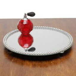 Suporte com Espelho e Decoração em Acrílico Hills 25cm Rojemac - 3