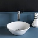 Ver imagem 7 de Cuba de Apoio para Banheiro Redonda 29x10cm Louca Branca