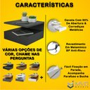 Ver imagem 2 de Mesa de Cabeceira Com Gaveta e Prateleira Preto