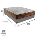 Ver imagem 3 de Cama Box e Colchão Anjos Star Pillow In Casal Anjos: Cinza