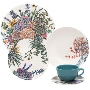 Aparelho de Jantar e Chá Oxford Unni Bothanica - 20 Peças