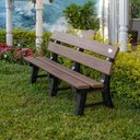 Ver imagem 7 de Banco para Jardim em Madeira Plástica Inbrasil 1,50mt