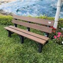 Ver imagem 3 de Banco para Jardim em Madeira Plástica Inbrasil 1,50mt