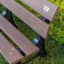 Ver mais imagens de Banco para Jardim em Madeira Plástica Inbrasil 1,50mt
