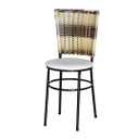 Ver imagem 2 de 2 Cadeiras para Mesa Preta Hawai Cappuccino Premium:branco