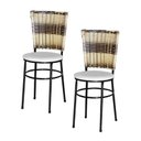 Ver imagem 1 de 2 Cadeiras para Mesa Preta Hawai Cappuccino Premium:branco