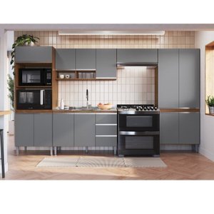 Cozinha 5 Peças 13 Portas 3 Gavetas Athena