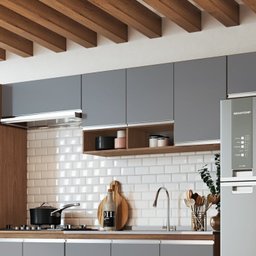 Cozinha 5 Peças 13 Portas 3 Gavetas Athena - 12