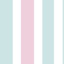 Ver imagem 1 de Papel de Parede Decorativo Listrado Baby Azul e Rosa 2,5m
