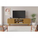 Ver imagem 2 de Rack para Tv até 70 Polegadas Trunfo Candian - Jcm Movelaria Nature
