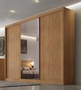 Ver imagem 2 de Guarda-Roupa Sollo 8 Gavetas com 1 Porta Espelhada Cumaru Novo Horizonte