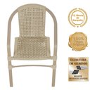 Ver imagem 3 de 01 Cadeira Floripa Aluminio Pintura Fendi Corda Nautica Trama Original