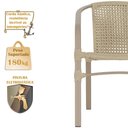 Ver imagem 4 de 01 Cadeira Floripa Aluminio Pintura Fendi Corda Nautica Trama Original