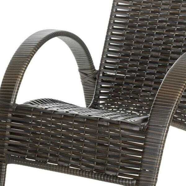 2 Cadeiras Napoli Fibra Sintetica Pedra Ferro - 4