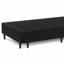 Ver imagem 6 de Base Cama Box Solteiro com Cama Auxiliar 0,88 Laura Vilajo: Suede Preto