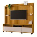 Ver imagem 1 de Home Theater para TV até 60 Polegadas 190cm 3 Portas Absoluto MDP Naturale/Off White Sala