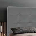 Ver imagem 4 de Cabeceira Luna para Cama Box Queen 160 Cm Suede Cor Cinza