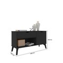 Ver imagem 4 de Buffet Aparador London Preto - Rv Móveis