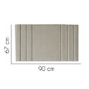 Ver imagem 2 de Painel Estofada Grécia 90cm Solteiro Para Cama Box Quarto Linho Bege - Gat Magazine