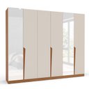 Ver imagem 3 de Guarda Roupa Casal 6 Portas e 4 Gavetas com Espelho 240848 Linha Porto Politorno Móveis