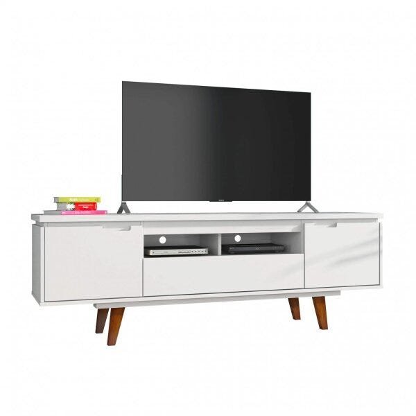 Rack para TV até 40 Polegadas 2 Portas 1 Gaveta Canadá Retrô Olivar ...