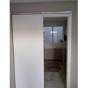 Ver imagem 2 de Porta de Correr Branco Prime 210x102 com Kit Correr Aluminio Natural