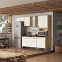 Ver imagem 1 de Cozinha Compacta com Balcão Fit Freijó Off White Nicioli
