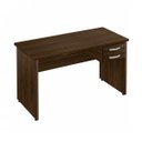 Ver imagem 1 de Mesa para Escritório Top Plata Móveis 2 Gavetas 120cm