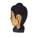 Ver imagem 6 de Escultura Cabeça de Buda Cerâmica Dourado Ouro Envelhecido e Preto 34cm Columbus Gold