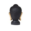 Ver imagem 5 de Escultura Cabeça de Buda Cerâmica Dourado Ouro Envelhecido e Preto 34cm Columbus Gold