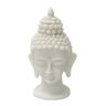 Escultura Cabeça de Buda em Po de Marmore 14,5cm - 1