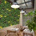 Ver imagem 1 de Kit com 10 Painéis Verdes Artificiais com Proteção Uv Ideal para Jardins Externos e Apartamentos
