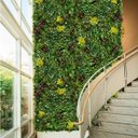Ver imagem 5 de Kit com 10 Painéis Verdes Artificiais com Proteção Uv Ideal para Jardins Externos e Apartamentos