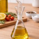 Ver imagem 2 de Galheteiro Bico Dosador 250ml Borea Oikos Vidro Transparente Porta Condimentos Azeite Vinagre