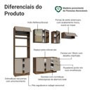 Ver mais imagens de Cozinha Completa Vik 9 Portas 3 Gavetas MDP 270cm Madesa