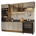 Ver imagem 2 de Cozinha Completa Vik 9 Portas 3 Gavetas MDP 270cm Madesa