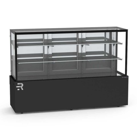 Vitrine Confeitaria Refrigerada Vanguard Top 1,80 Metros Preto Cvtr1800 220v - Refrimate