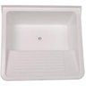 Tanque Plástico 20 Litros Reforçado 47x48x35 Branco Herc - 1