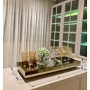 Ver imagem 4 de Bandeja Sala Bar Cozinha Espelho Bronze