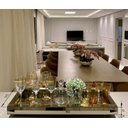 Ver imagem 4 de Bandeja Bronze Espelhada Vidro 50X25