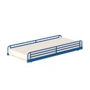 Ver imagem 1 de Cama Auxiliar em Ferro Aço Carbono Tubular Teko Casatema MadeiraOriginals Azul/Álamo