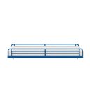 Ver imagem 7 de Cama Auxiliar em Ferro Aço Carbono Tubular Teko Casatema MadeiraOriginals Azul/Álamo
