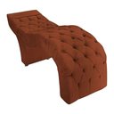 Ver imagem 1 de Maca Estofada Estética Cílios Salão Spa Veludo Ísis Cor:terracota