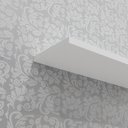 Ver imagem 2 de Prateleira Branca 40x20cm MDF Suporte Invisível Moderno Sala Mercado Das Prateleiras 40cm