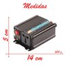 Inversor Tensão 300w 12v para 220v Veicular Transformador Conversor com Tomada Padrão e Usb - 6
