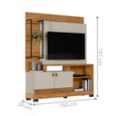 Ver imagem 2 de Painel Home com Nicho para TV 50" 160cm MDP com LED Mais de Casa