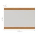 Ver imagem 5 de Conjunto de Painel e Bancada para TV Noa 75 Polegadas Off White Freijó Colibri Móveis