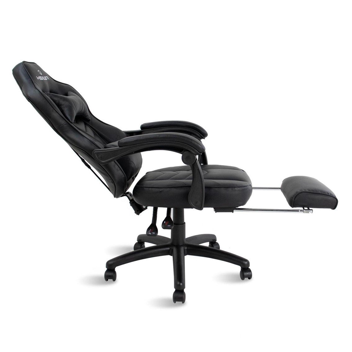 Cadeira gamer reclinável com apoio de pés Alien Healer TM Preto - 4