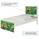Ver imagem 3 de Cama Solteiro com Cabeceira Adesivada Safari