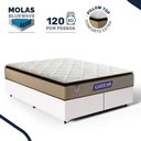 Ver imagem 2 de Cama Box com Colchão Gazin de Molas Ensacadas Pillow Top Air Pro Queen 158cm